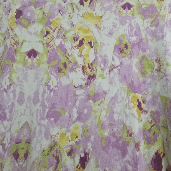 CMC BY COLOR ME COTTON ABSTRACT FLORAL TUNIC - Picture 6 of 8